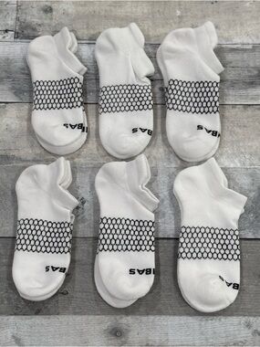 BOMBAS Ankle Socks Women’s 6-Pack - White - Sz - Medium